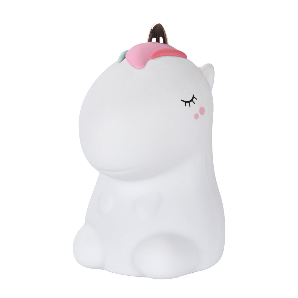 Huggy Glow silicone night light in a child's bedroom