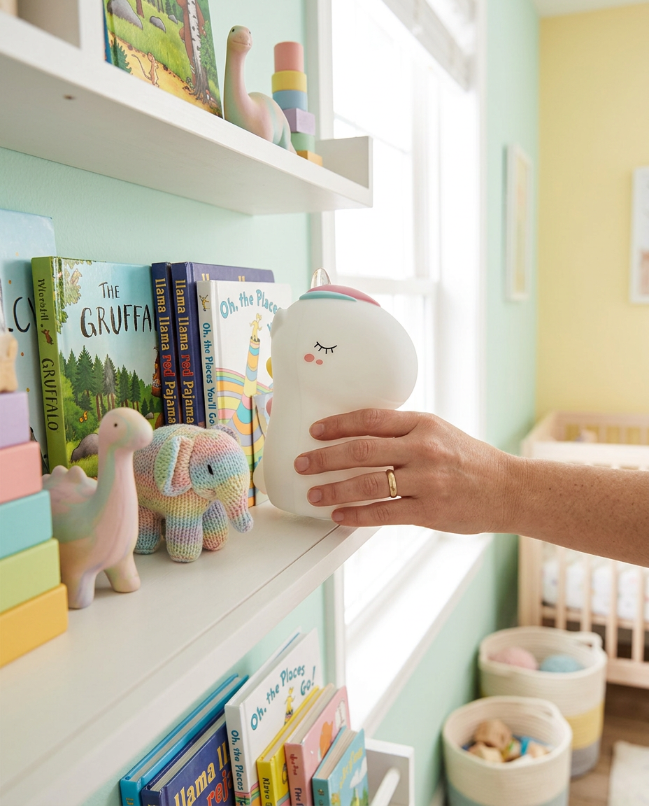 Huggy Glow silicone night light lifestyle photo