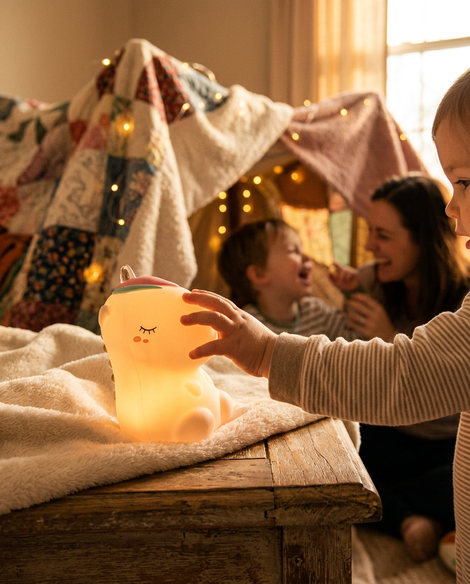 Huggy Glow silicone night light lifestyle photo