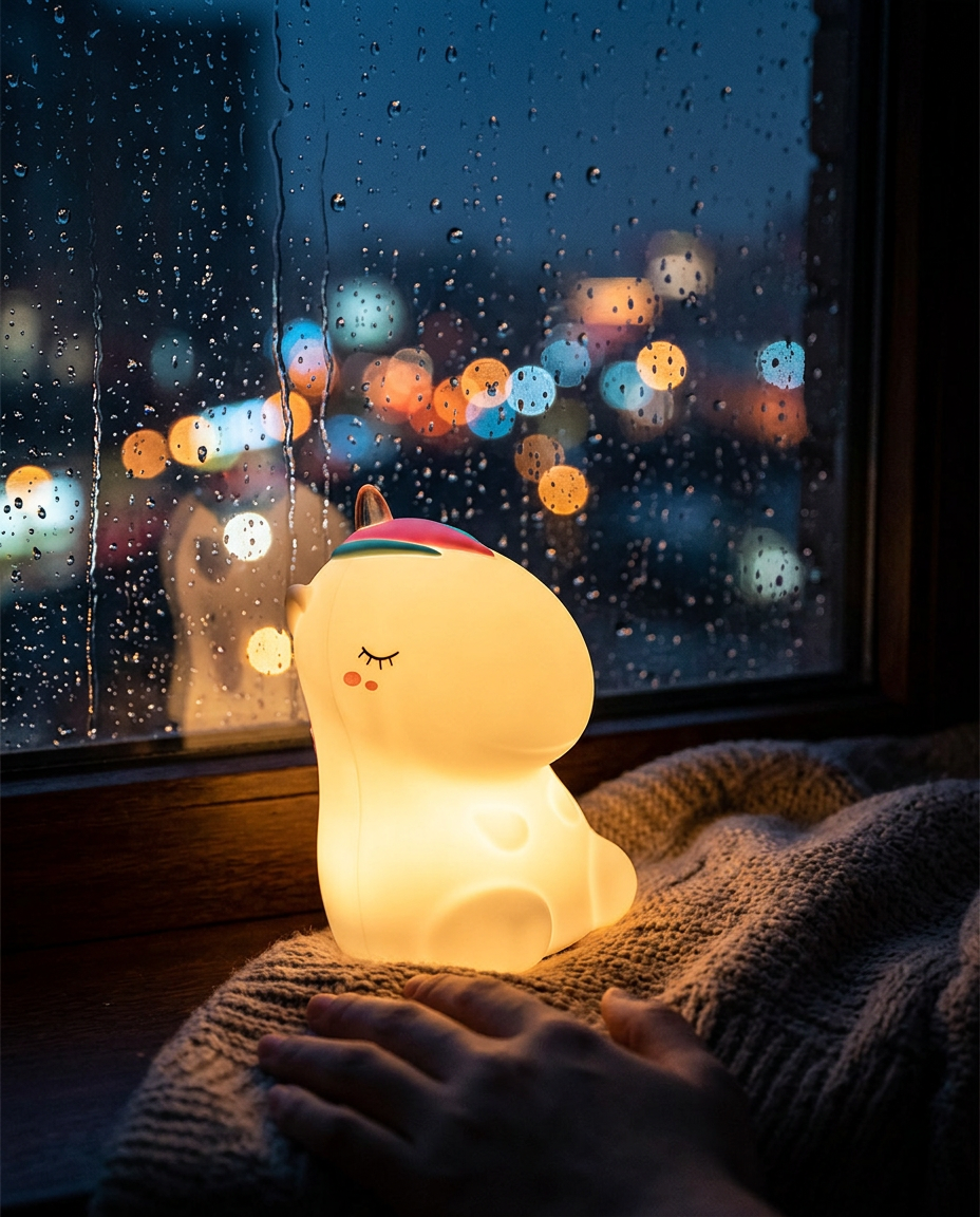 Huggy Glow silicone night light lifestyle photo